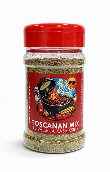 KESÄPURKKI: Toscanan mix leivälle ja grillikasviksille, 130 g