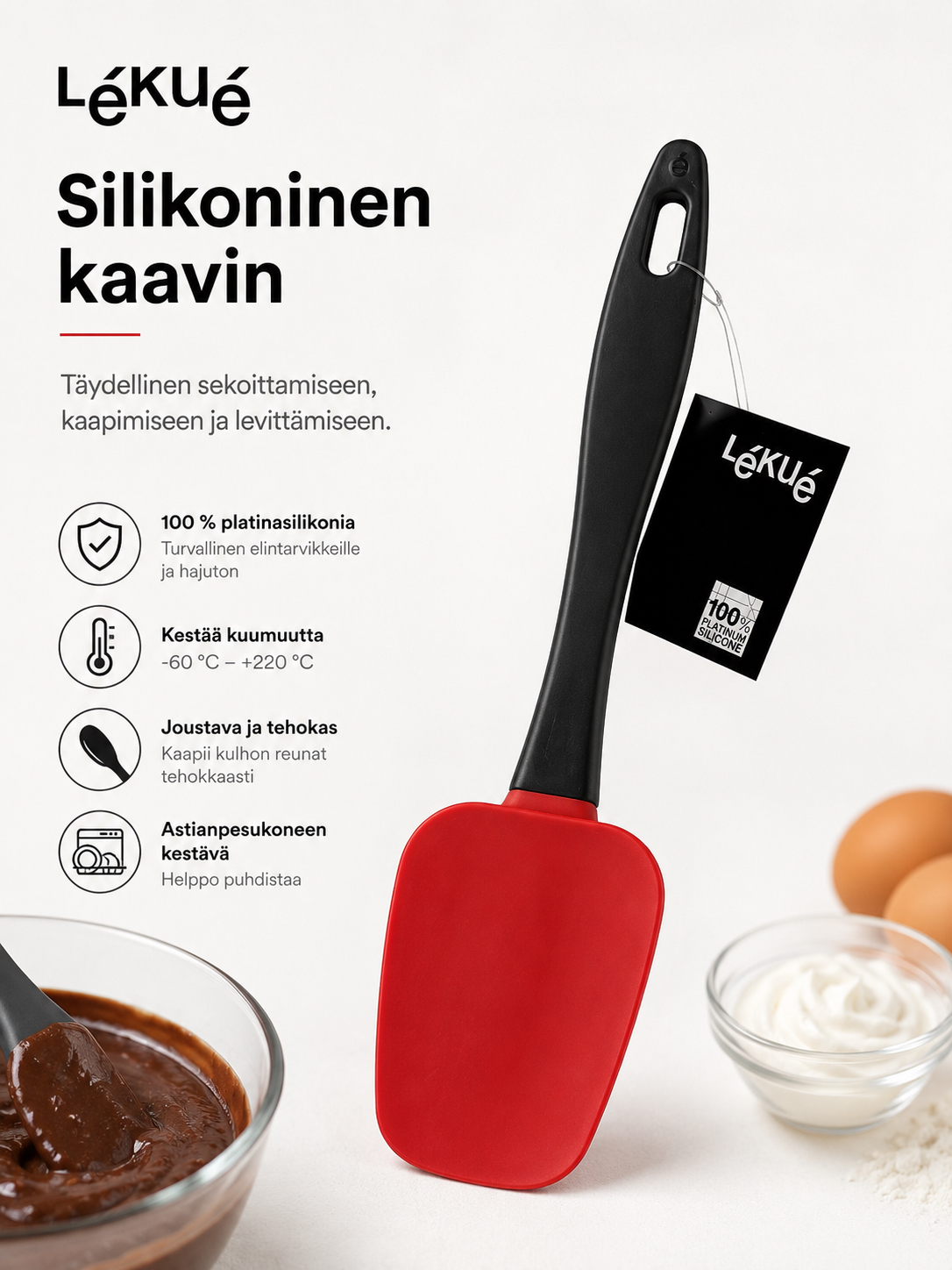 Lusikkanuolija, punainen, Lekue
