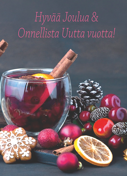 Joulukortti Glögijuoma