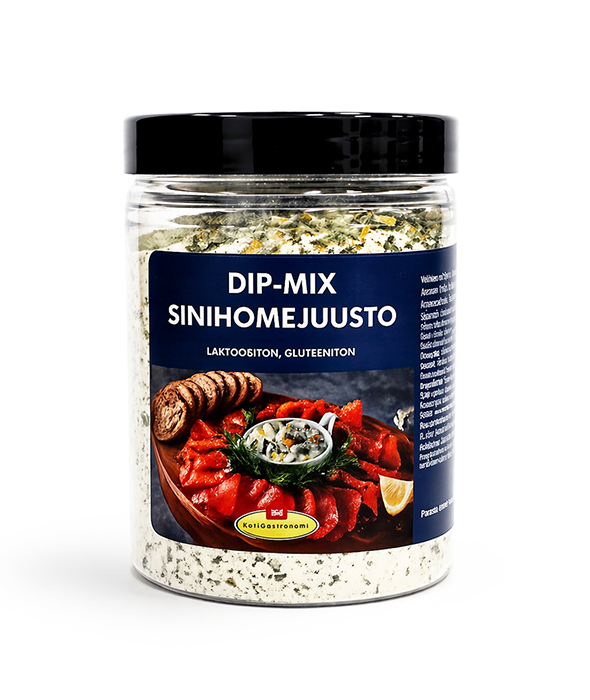 Kesäpurkki: Dip-mix Sinihomejuusto