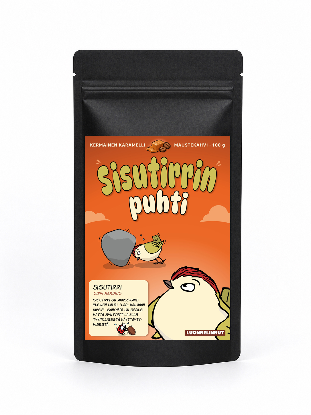 Sisutirrin puhti, Luonnelinnut makukahvi 100g