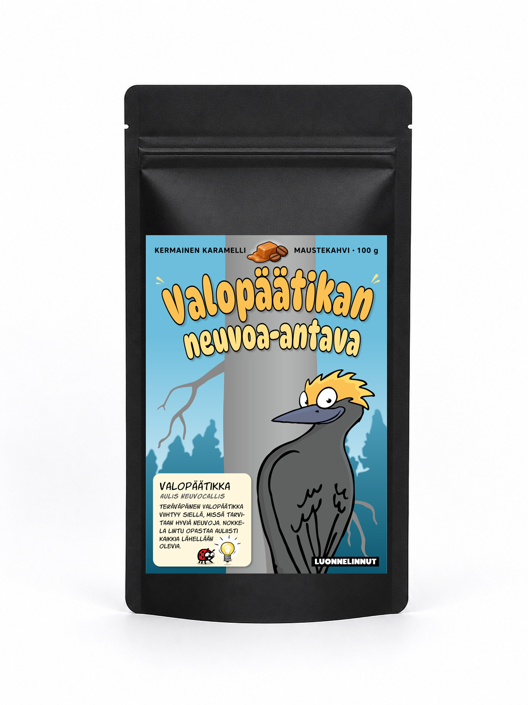 Valopäätikan neuvoa-antava, Luonnelinnut makukahvi 100g