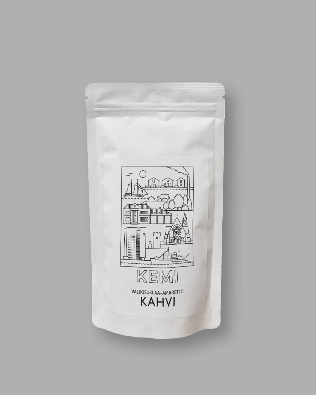 Kemi - Valkosuklaa-amaretto makukahvi 100g